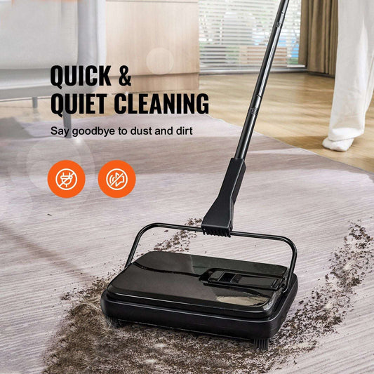 Non-Electric Carpet Sweeper - Effortless Floor Cleaning - Bills variety store