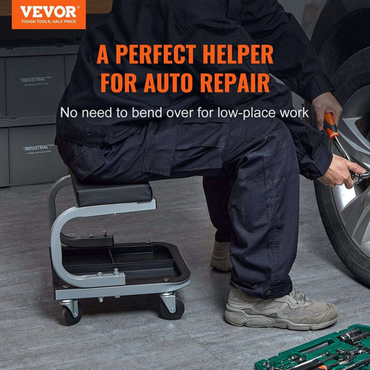 VEVOR Mechanics Garage Stool 250 LBS Mechanic Creeper Seat Under Car Tool Tray - Bills variety store