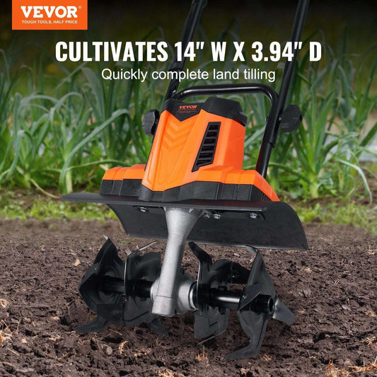 10 amp Electric Tiller , 14" tilling width , 3.94" tilling depth - Bills variety store