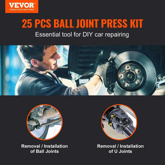Ball Joint Press Kit C-press Ball Joint Tools 25 pcs. - Bills variety store