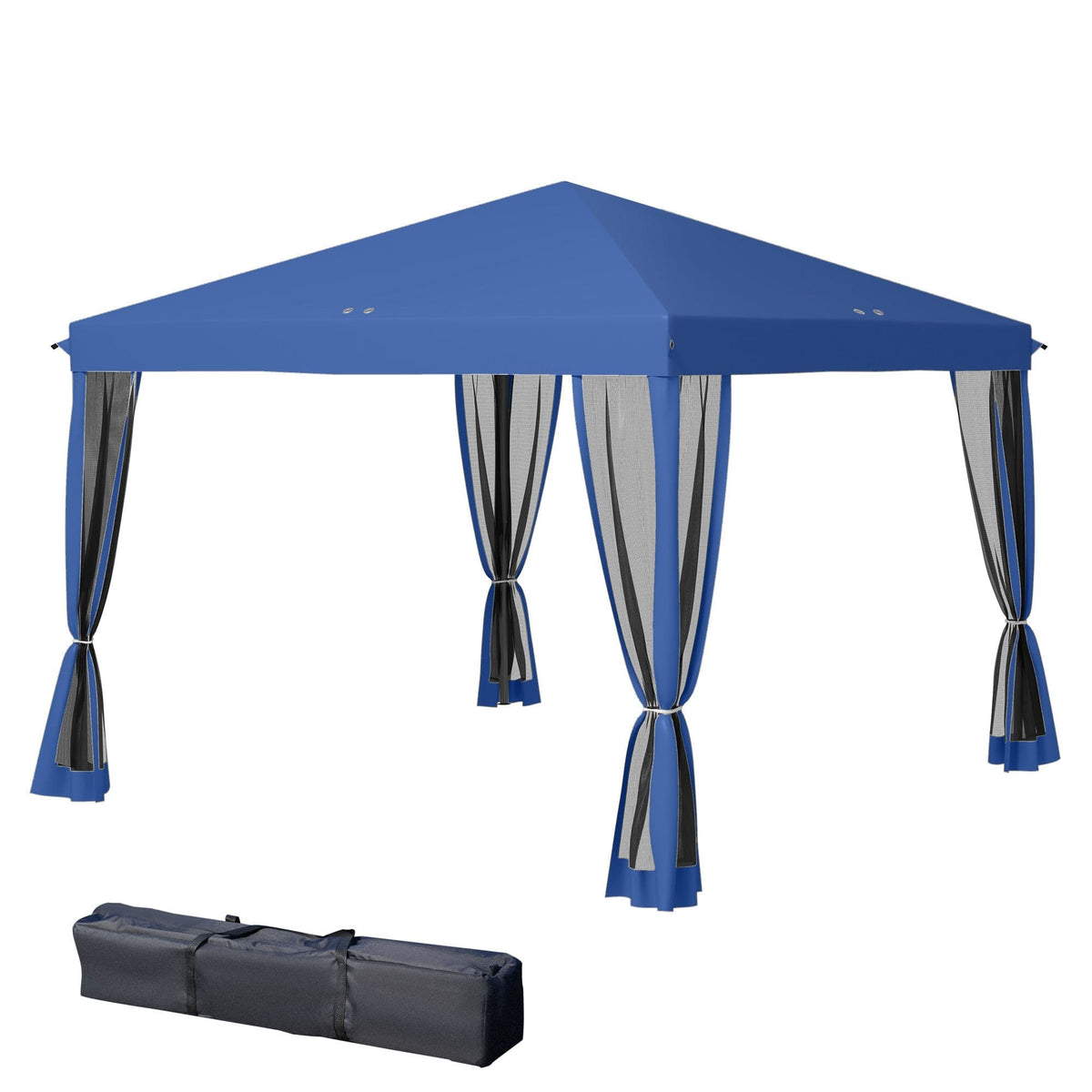 10' x 10' Pop-up canopy tent with netting and carry bag - Bills variety store