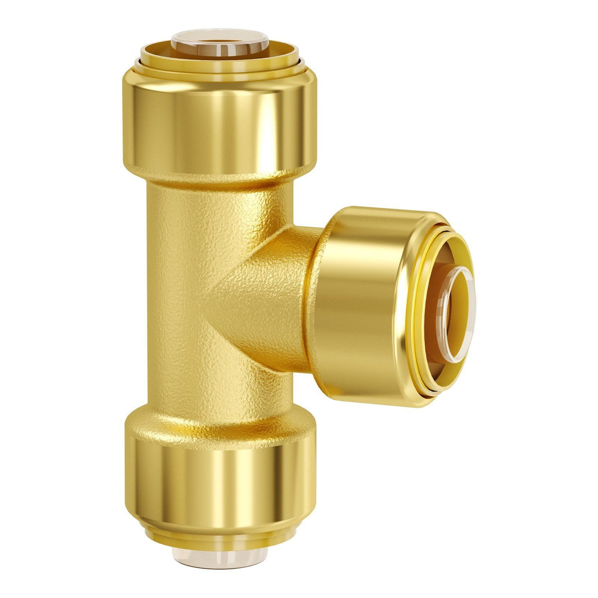 VEVOR Pipe Fittings 1/2" 12PCS Tee Brass Push-Fit for Heating/Shower System - Bills variety store