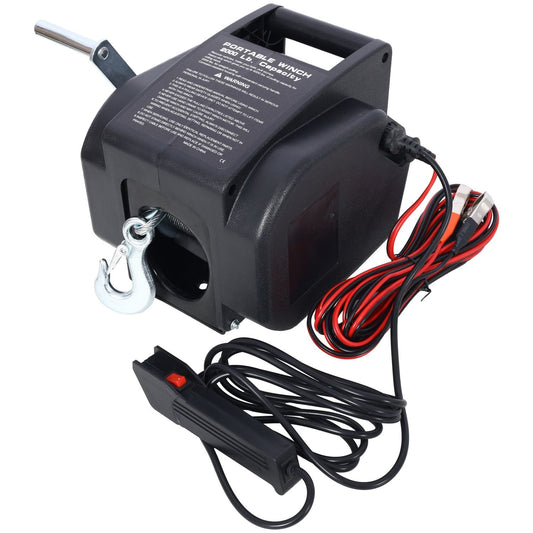12 v Trailer Winch for boats up to 5000 lbs , handheld remote - Bills variety store