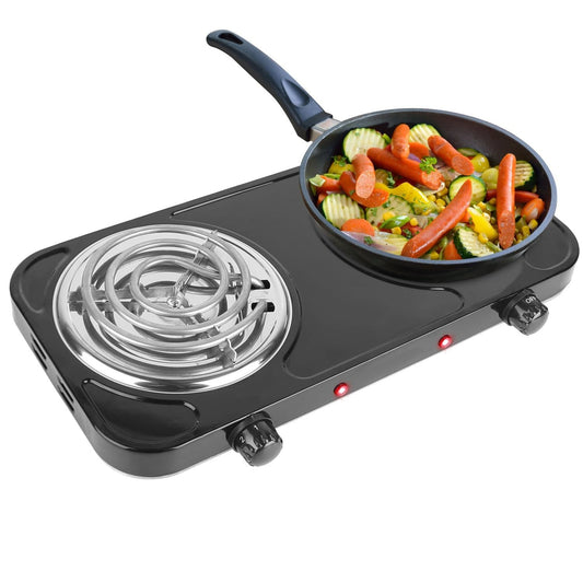 2000W Electric Double Burner Portable Coil Heating Hot Plate Stove - Bills variety store