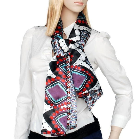 Blando Purple Tone Fantastic Multi-Patterns Chic Natural Soft Silky Scarf/Wrap/Shawl(Small) - Bills variety store