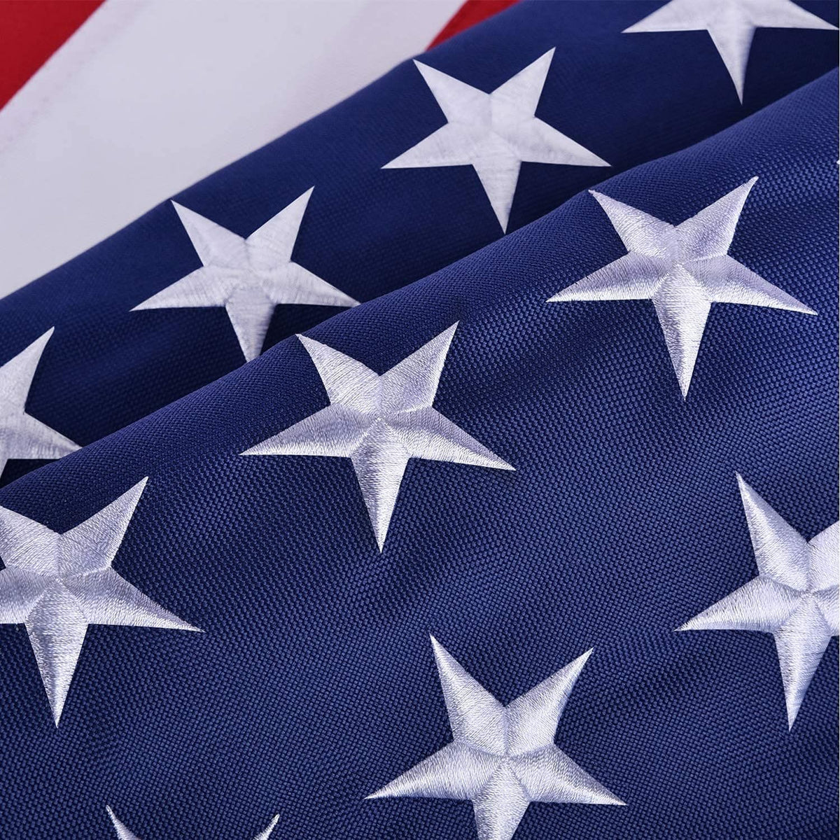 American Flag / Outdoor Heavy Duty Embroidered Stars USA Flag - Bills variety store