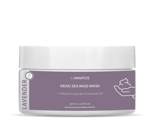 Dead Sea Mud Mask with Lavender Oil – 4oz Detoxifying & Purifying Face Mask – Infused with Spearmint, Lemon & Bergamot Oils for Acne Control & Skin Rejuvenation - Bills variety store