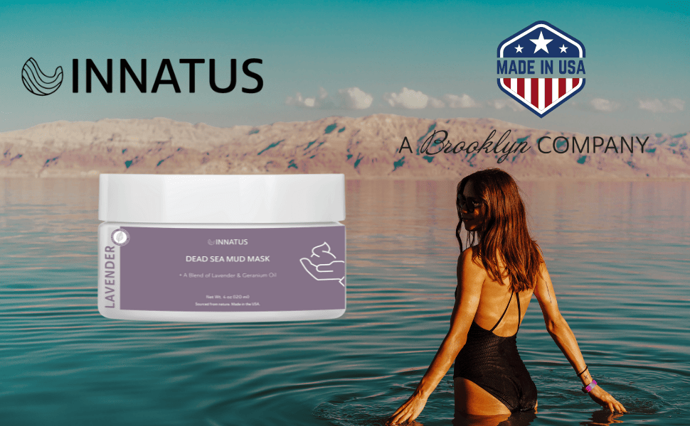 Dead Sea Mud Mask with Lavender Oil – 4oz Detoxifying & Purifying Face Mask – Infused with Spearmint, Lemon & Bergamot Oils for Acne Control & Skin Rejuvenation - Bills variety store