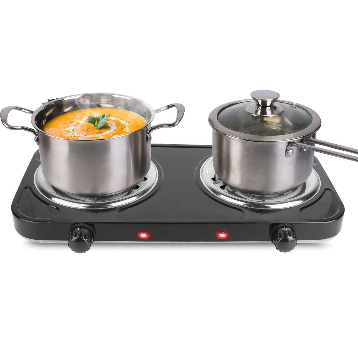2000W Electric Double Burner Portable Coil Heating Hot Plate Stove - Bills variety store