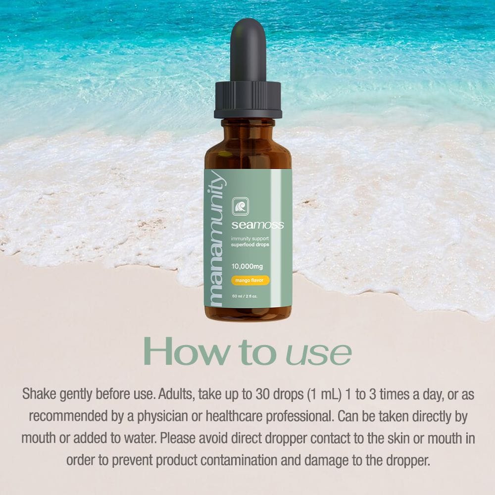 10,000 mg Organic Irish Sea moss Gel for immunity support - Bills variety store