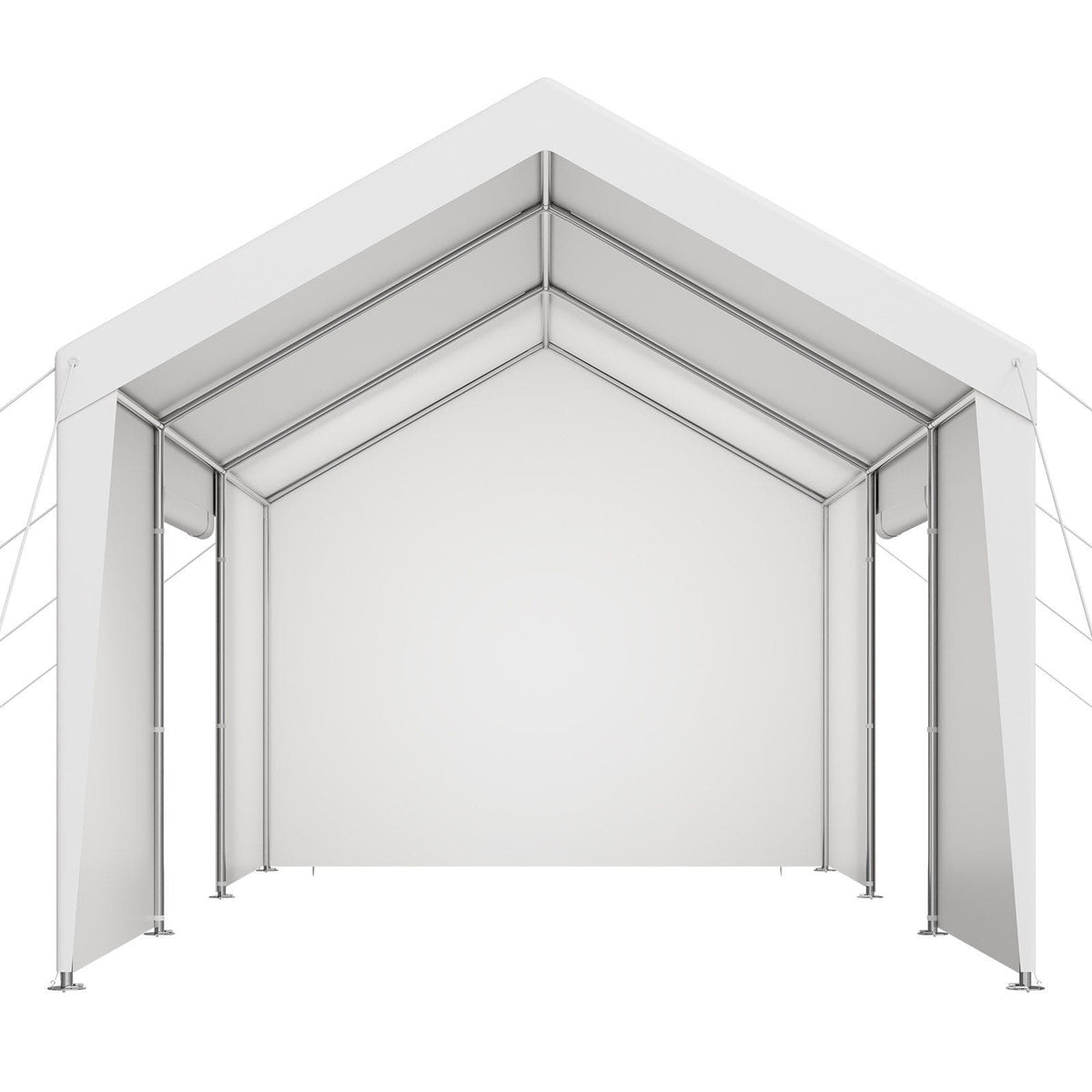 10' x 20' portable carport with removable sidewalls & door - Bills variety store