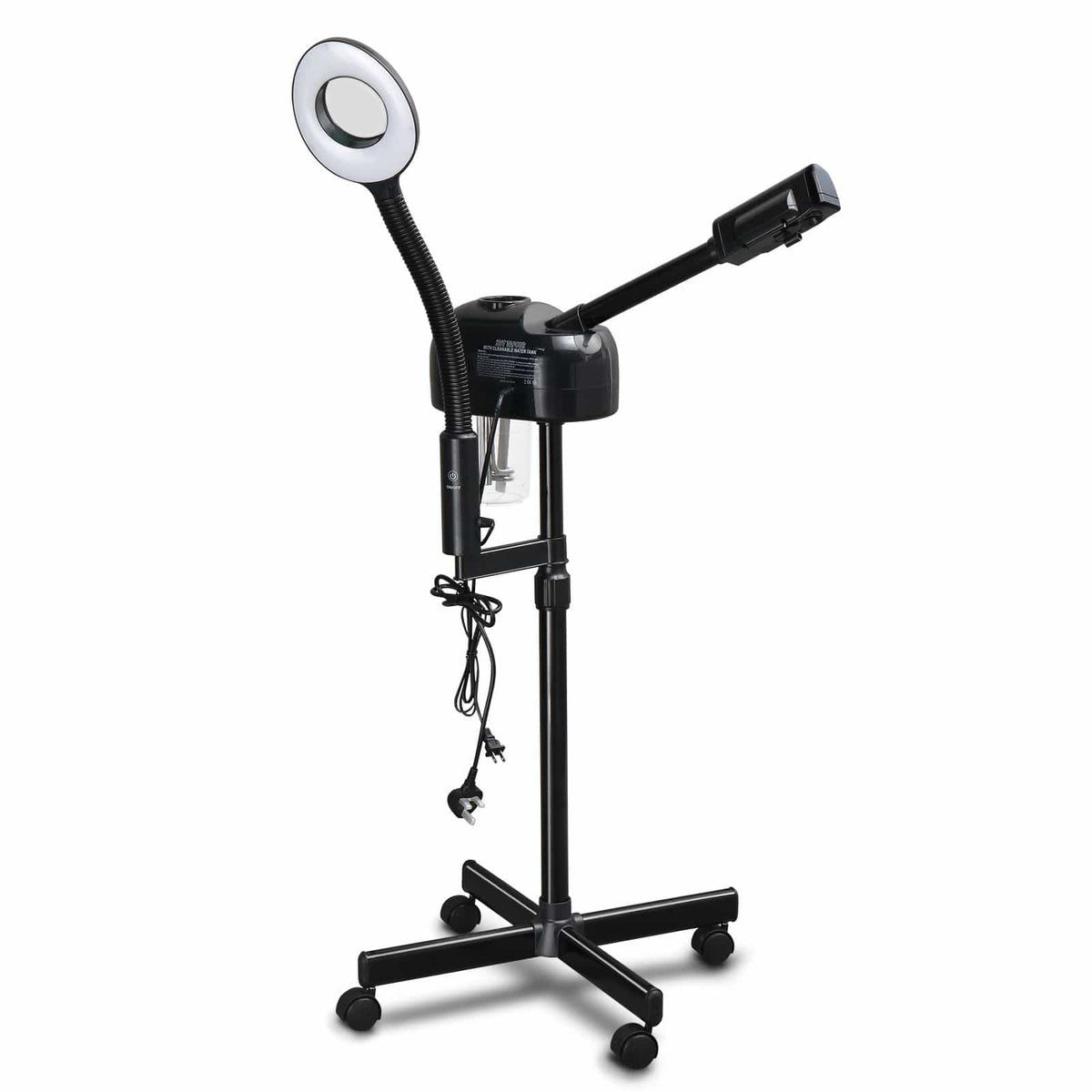 2 in 1 Facial Steamer with 3X Magnifying Lamp, Esthetician Steamer Professional Aromatherapy Humidifier Face Spa Mist Steam for Home Beauty Salon, Personal Skin Care Deep Cleaning - Bills variety store