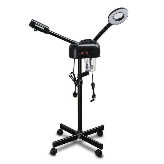2 in 1 Facial Steamer with 3X Magnifying Lamp, Esthetician Steamer Professional Aromatherapy Humidifier Face Spa Mist Steam for Home Beauty Salon, Personal Skin Care Deep Cleaning - Bills variety store