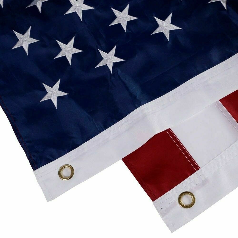 American Flag / Outdoor Heavy Duty Embroidered Stars USA Flag - Bills variety store