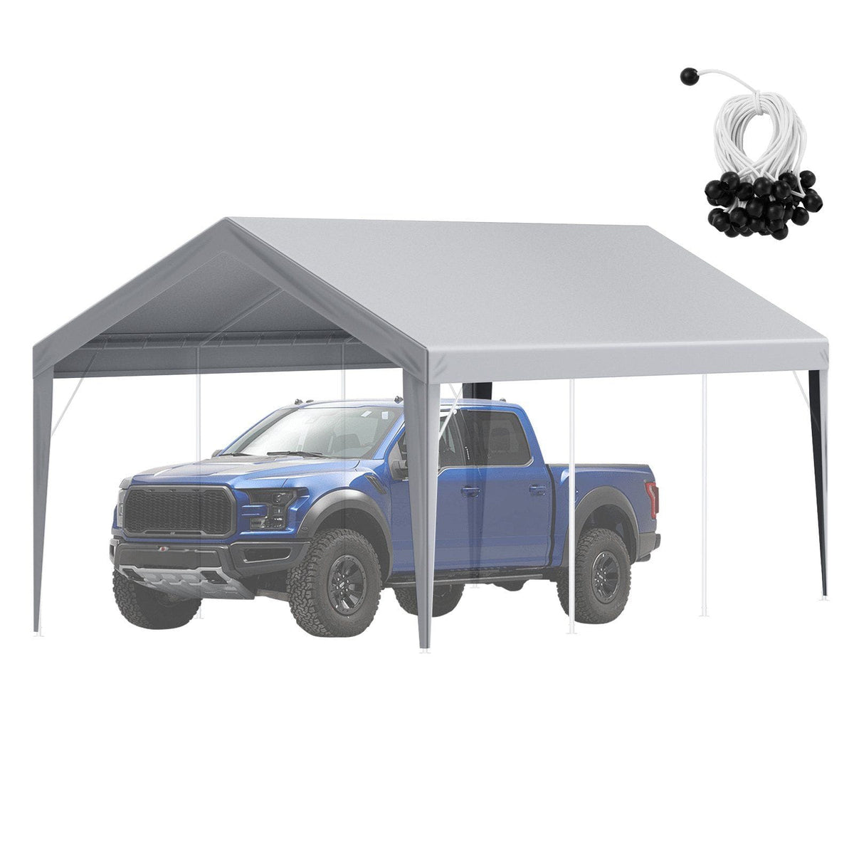 Carport Replacement Canopy Cover 10 x 20 ft, (Frame Not Included) - Bills variety store