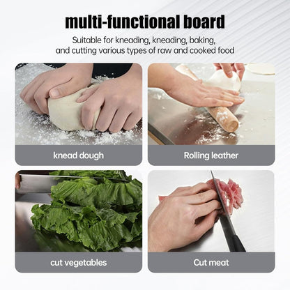 XXL 304 Stainless Steel Cutting Board Anti-Slip & Mildew-Proof - Bills variety store
