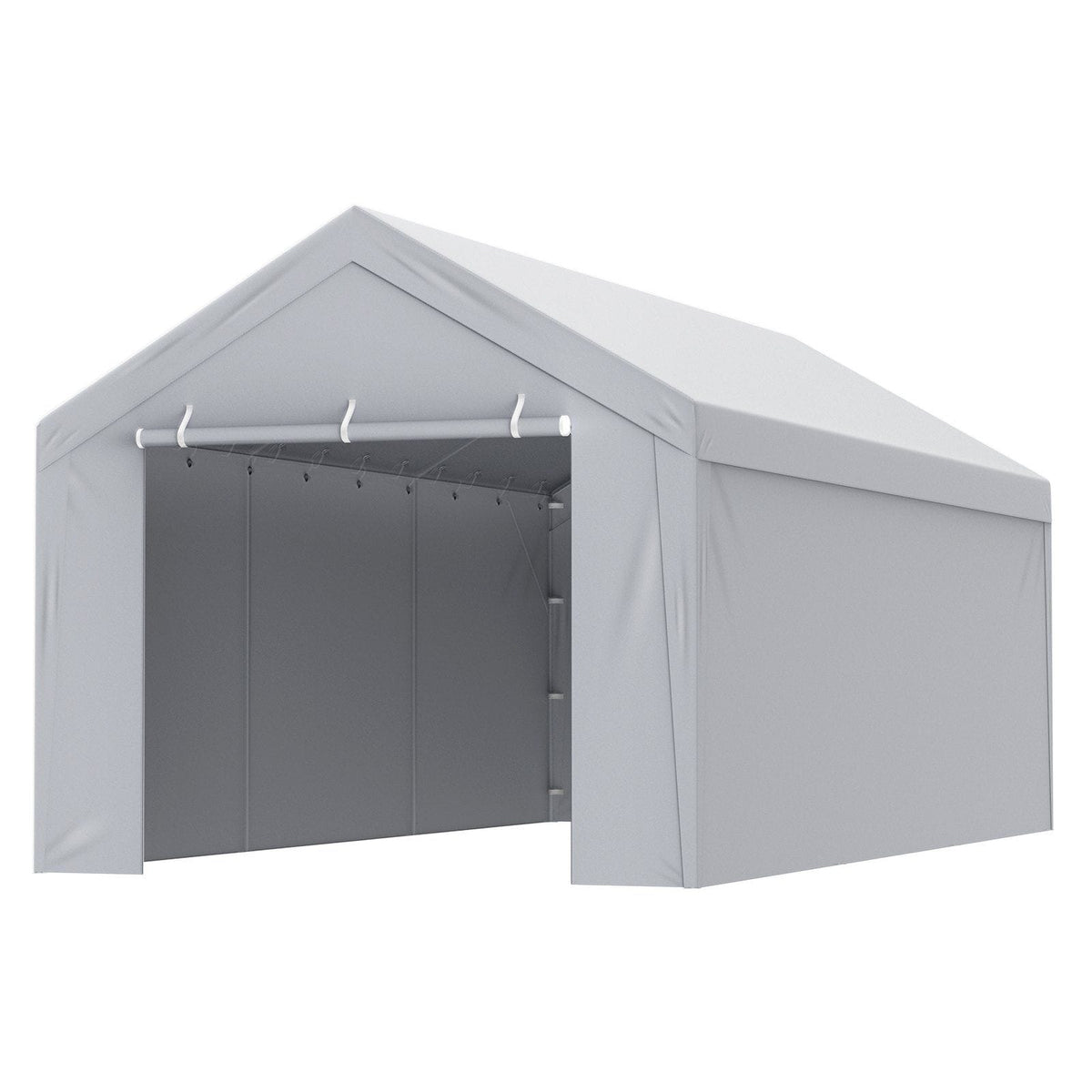 Heavy-Duty Carport Canopy Cover with Sidewalls – 10' x 20' - Bills variety store