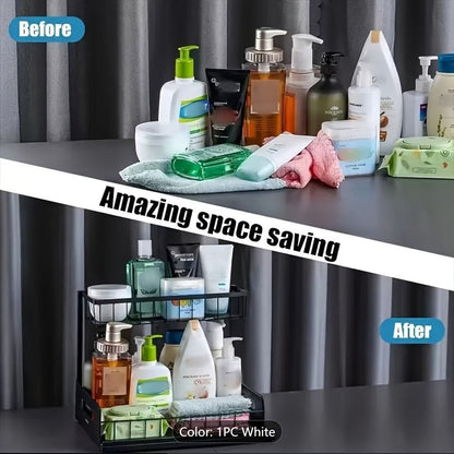 1 or 2 pc. kitchen rack for under sink organization, sliding pull-out cabinet organization rack - Bills variety store