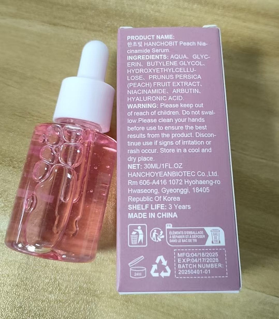 HANCHOBIT Niacinamide Face Moisturizing Serum, 30 ml - Bills variety store
