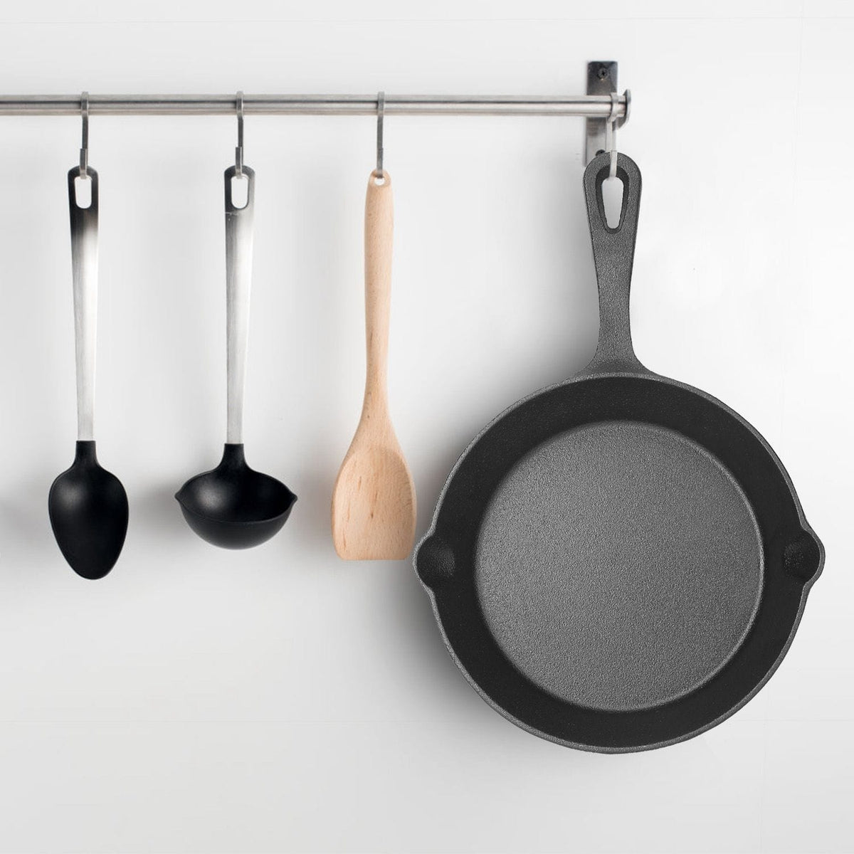 3Pcs Pre-Seasoned Cast Iron Skillet Set 6/8/10in Non-Stick Oven Safe Cookware - Bills variety store