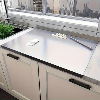 XXL 304 Stainless Steel Cutting Board Anti-Slip & Mildew-Proof - Bills variety store