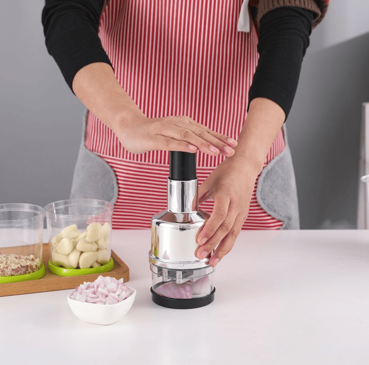 Vegetable Fruit Salad Onion Garlic Food Hand Chopper Cutter Slicer Peeler Dicer - Bills variety store