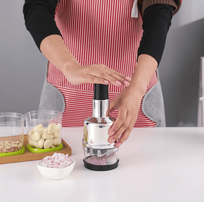 Vegetable Fruit Salad Onion Garlic Food Hand Chopper Cutter Slicer Peeler Dicer - Bills variety store