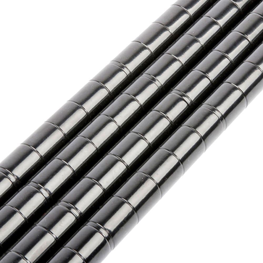 Changeable Assembly Floor Standing Carbon Steel Storage Rack Black - Bills variety store