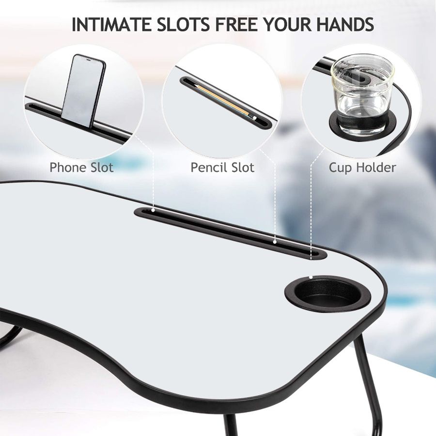 Laptop Stand for Bed ,Portable Lap Desk,23.8"*15.8"*10" - Bills variety store