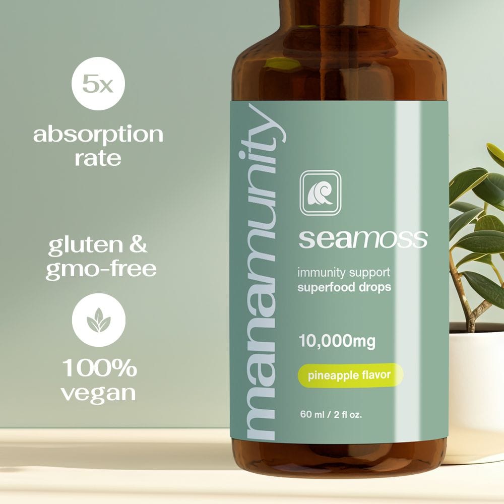 10,000 mg Organic Irish Sea moss Gel for immunity support - Bills variety store