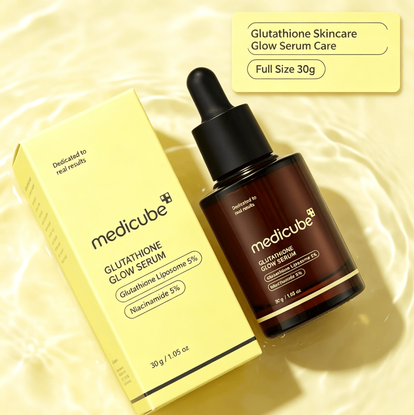 1.05oz Glow Facial Serum with 5% Glutathione , Liposome & 5% Niacinamide - Bills variety store