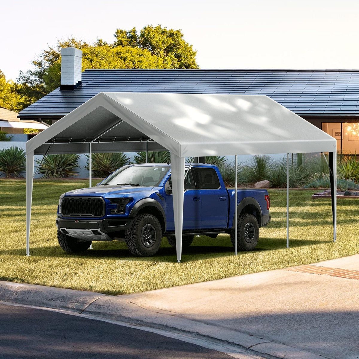 Carport Replacement Canopy Cover 10 x 20 ft, (Frame Not Included) - Bills variety store