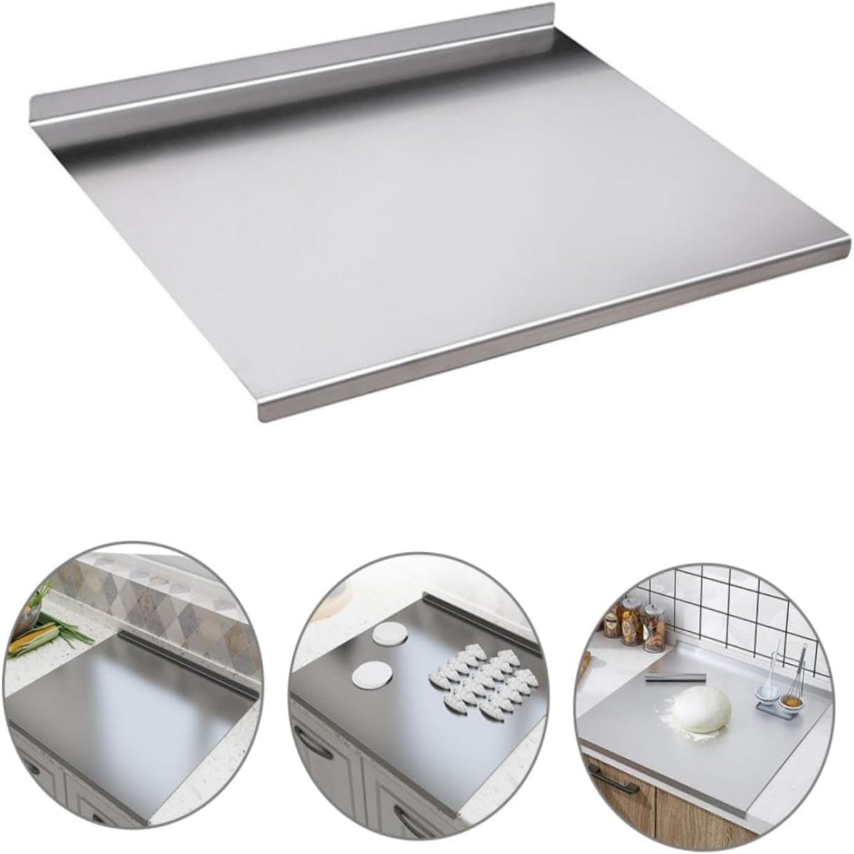 XXL 304 Stainless Steel Cutting Board Anti-Slip & Mildew-Proof - Bills variety store