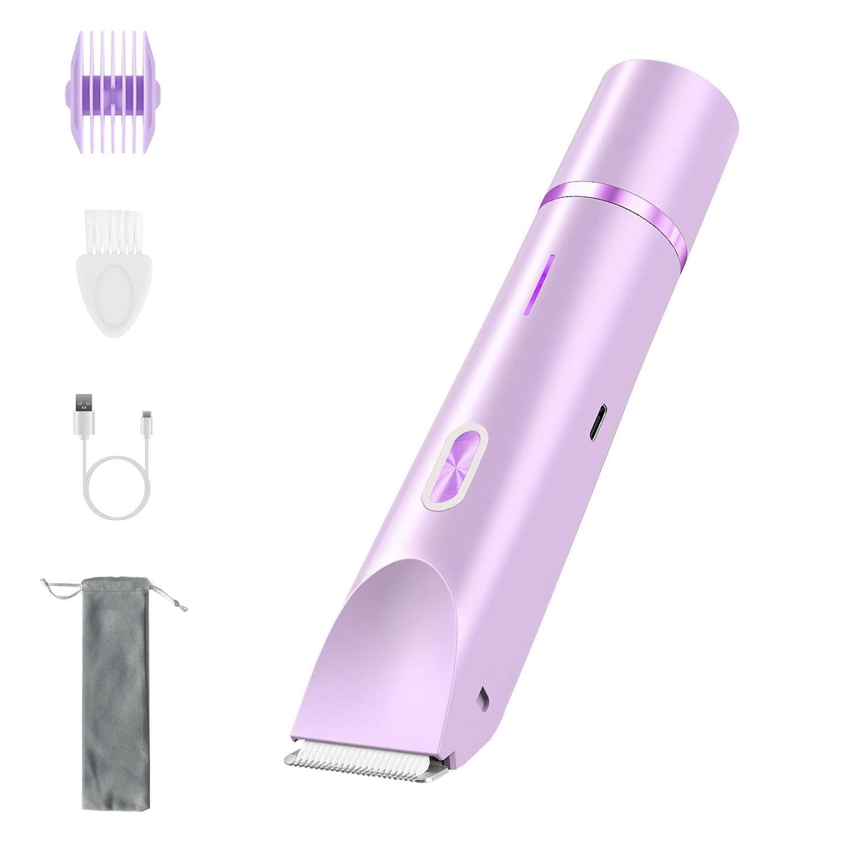 2 In 1 Bikini Trimmer for Women Dual Head Cordless Body Shaver IPX7 Waterproof - Bills variety store
