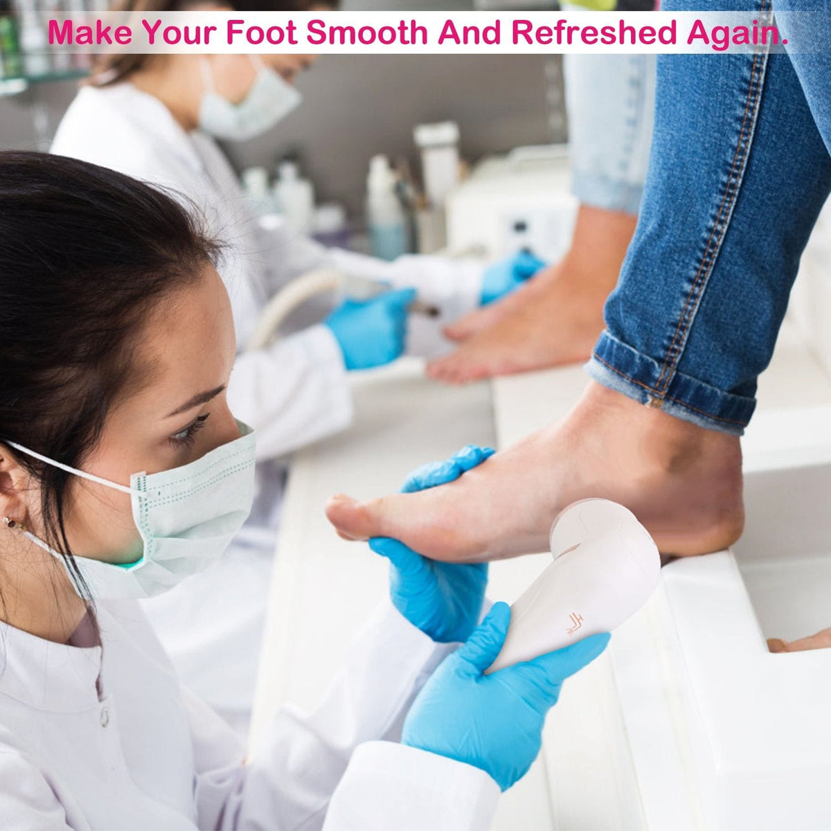 17Pcs Electric Foot Callus Remover with Vacuum Rechargeable Dead Skin Pedicure Machine - Bills variety store