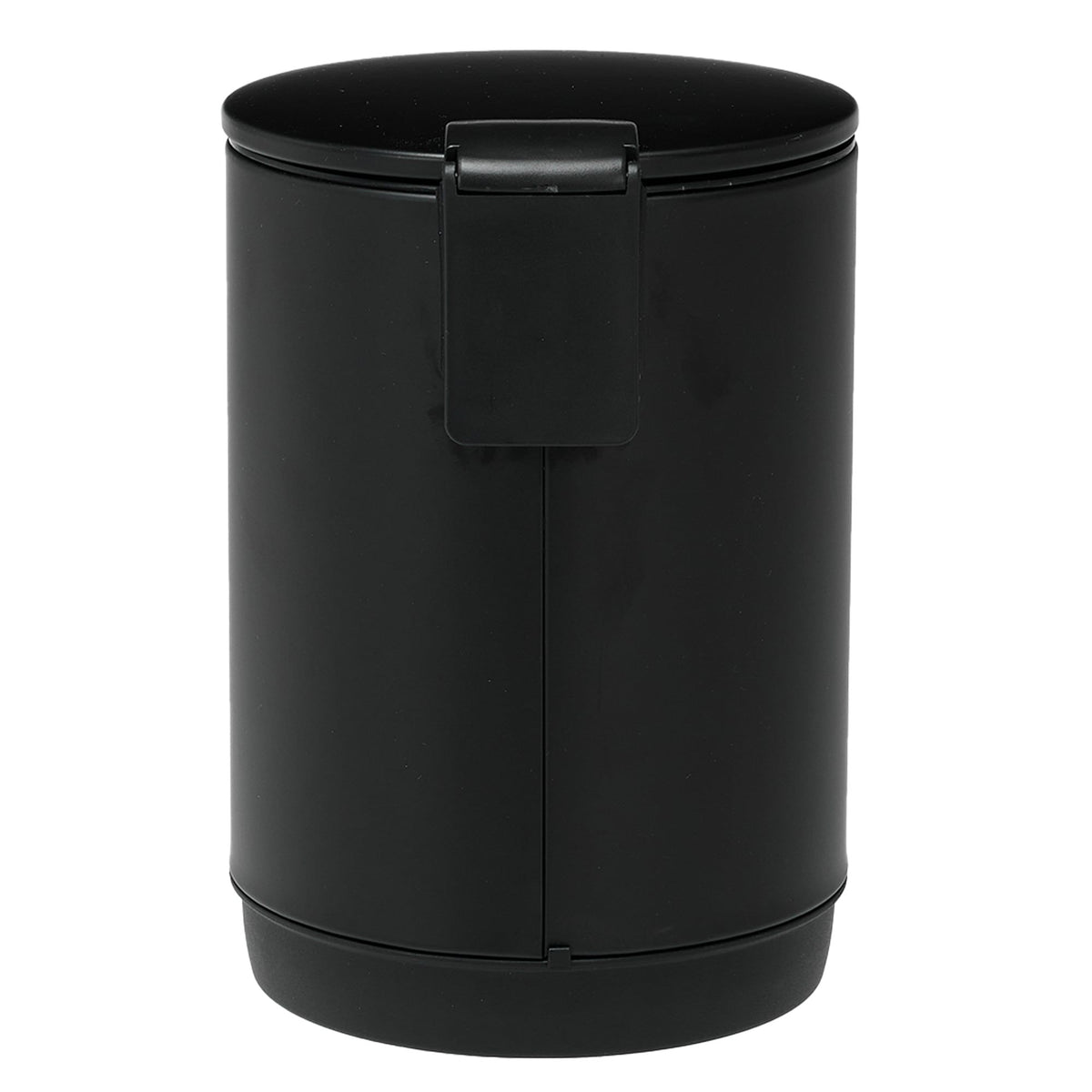 3L/0.8 Gallon Round Step Trash Can, Small Stainless Steel Bathroom Garbage Can with Foot Pedal and Removable Inner Bucket for Bathroom, Bedroom, Office, Black - Bills variety store