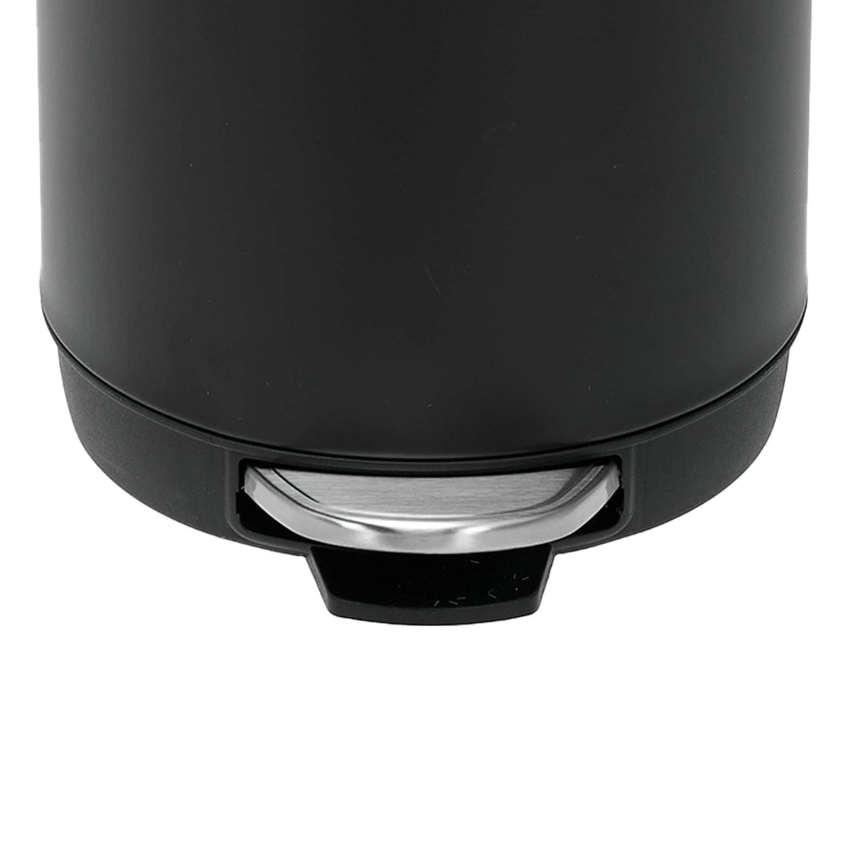 3L/0.8 Gallon Round Step Trash Can, Small Stainless Steel Bathroom Garbage Can with Foot Pedal and Removable Inner Bucket for Bathroom, Bedroom, Office, Black - Bills variety store